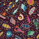 Fuchsia Playful Nautical Sea Life