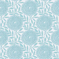 Coastal Aqua Flower Repeat tapety