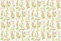 Tropical Monkey Garden wallpaper