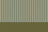 Wavy scallop stripes panel – green & blue wallpaper