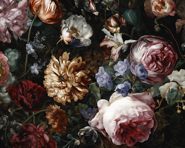 Dutch Masters Dark Floral
