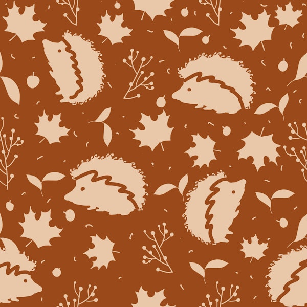 Scandi Hedgehog Autumn