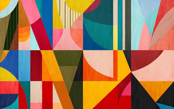 Contemporary Geometric Mosaic