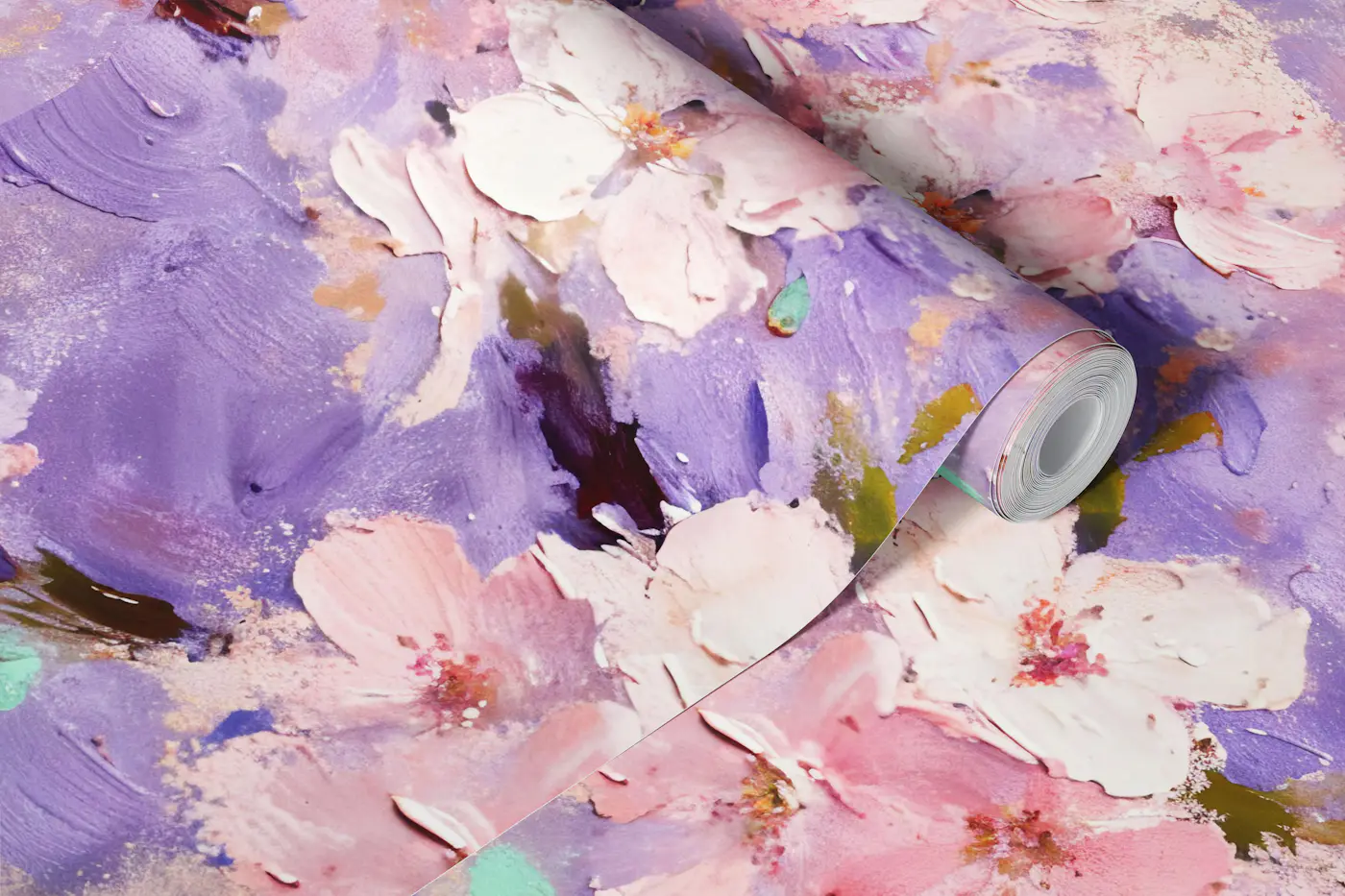 Pastel Cherry Blossom Tree wallpaper roll