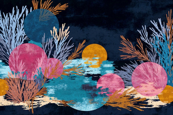 Abstract Undersea Garden