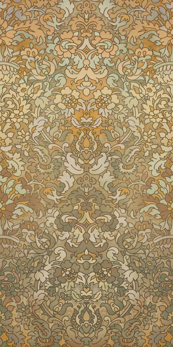 Antique Botanical Tapestry