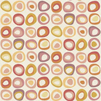 Mid Century Modern Pebbles Warm Neutral Light wallpaper