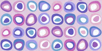 Mid Century Modern Pebbles Pink Purple Light wallpaper