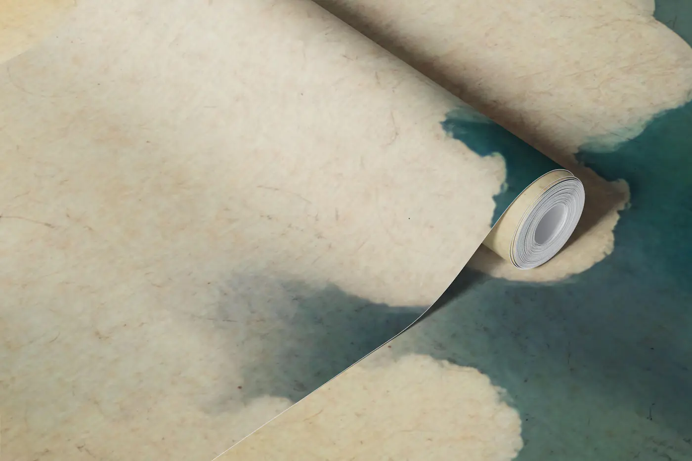 Vintage Pastel Cloudscape wallpaper roll