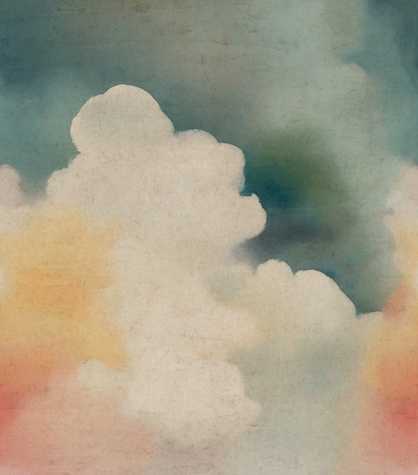 Vintage Pastel Cloudscape