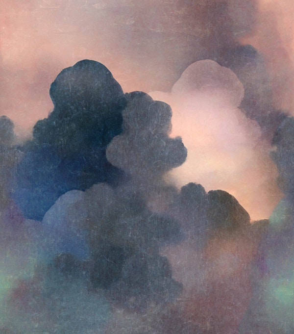 Moody Storm Clouds at Dusk