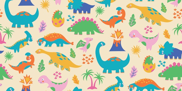 Dinomite Dinosaurs - Pastel