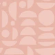 Soft Pink Midcentury Geometrics Pattern L