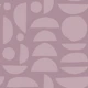 Mid Century Modern Mauve Pattern L