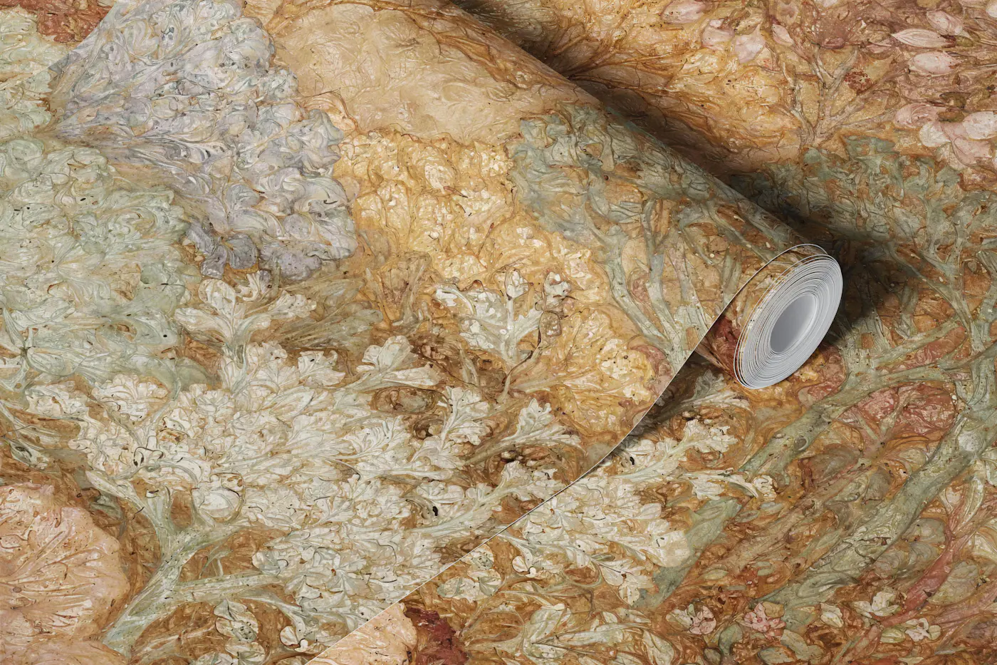 Vintage Cherry Blossom Canopy wallpaper roll