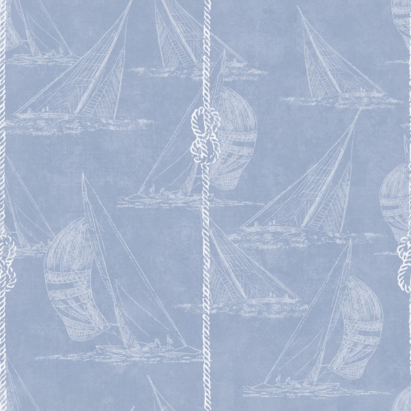 Vintage Sailing - Sky Blue