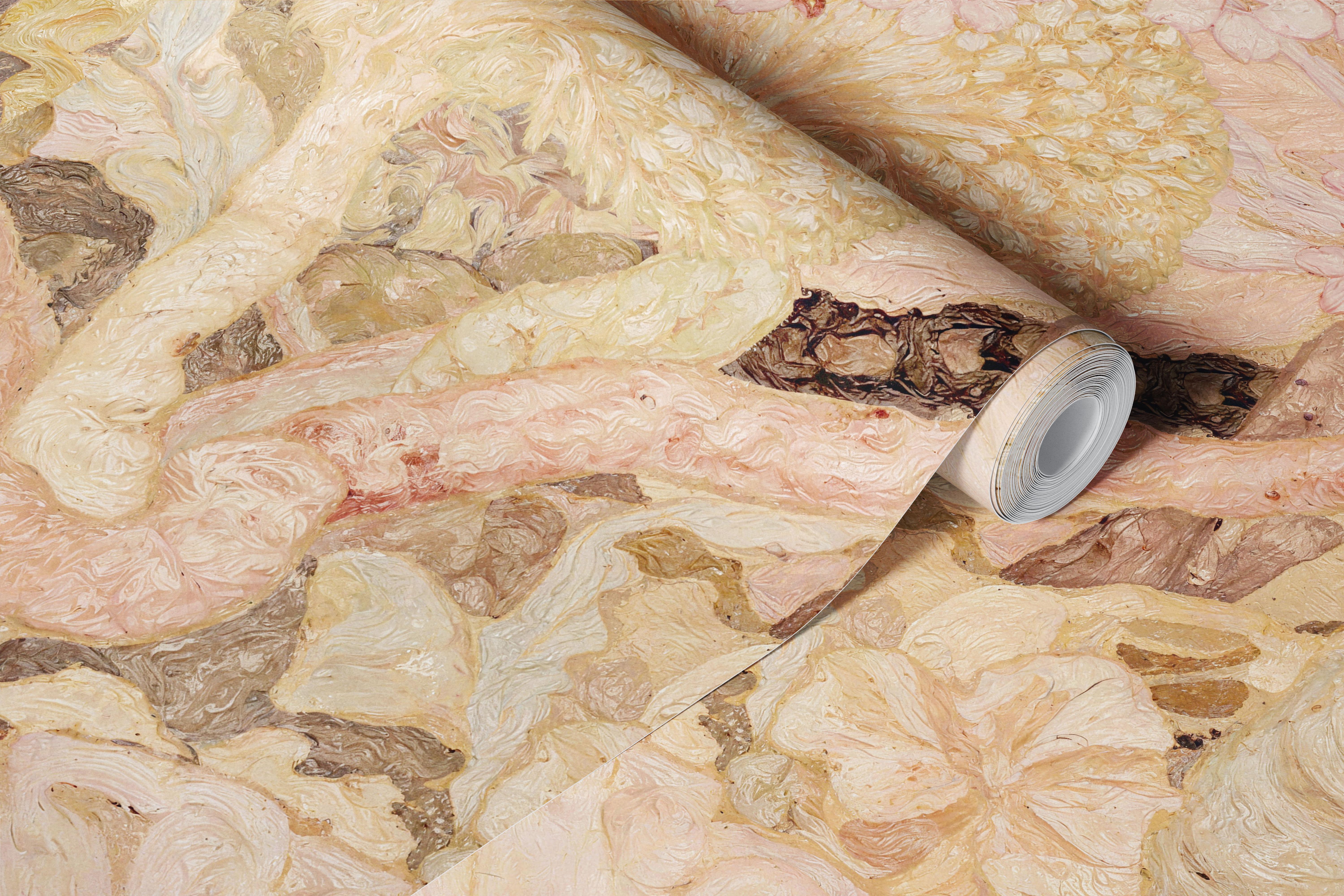 Mystical Cherry Blossom Fantasy tapet i et rum