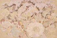 Mystical Cherry Blossom Fantasy tapet
