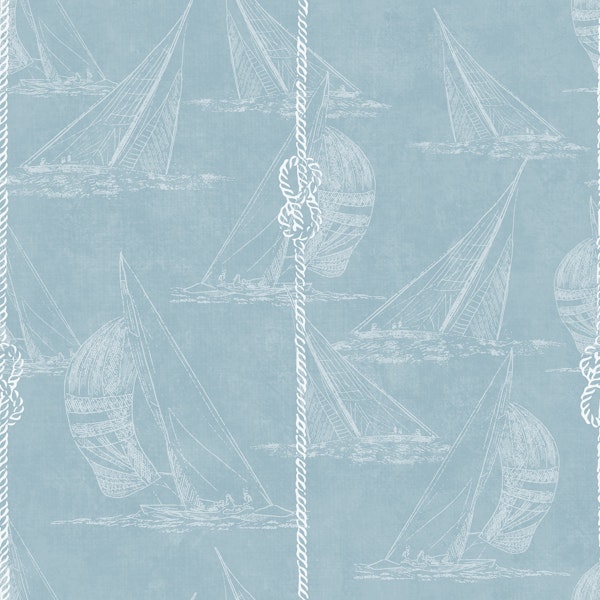 Vintage Sailing - Soft Aquamarine