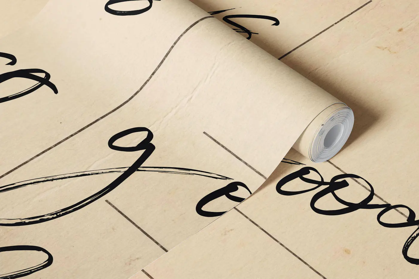 Vintage Postcard Feels So Good wallpaper roll