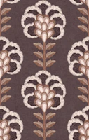 Botanical Bloom - Dusty Aubergine wallpaper