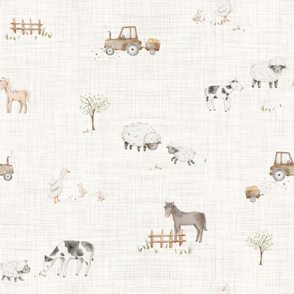 Farm Meadow Small in Linen