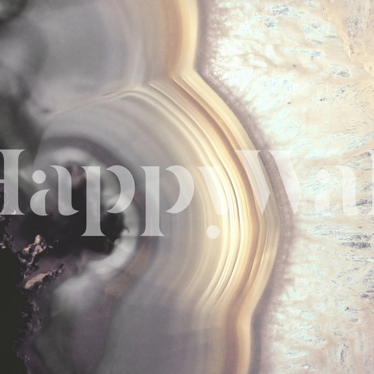 Taupe Agate wallpaper displayed in a room