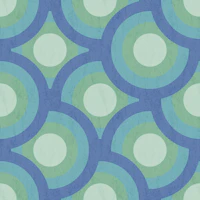 Geometric Circles Blue Green wallpaper