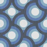 Geometric Circles Blue Grey wallpaper