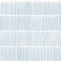 Textural Painted Pale Powder Blue Stripes behang