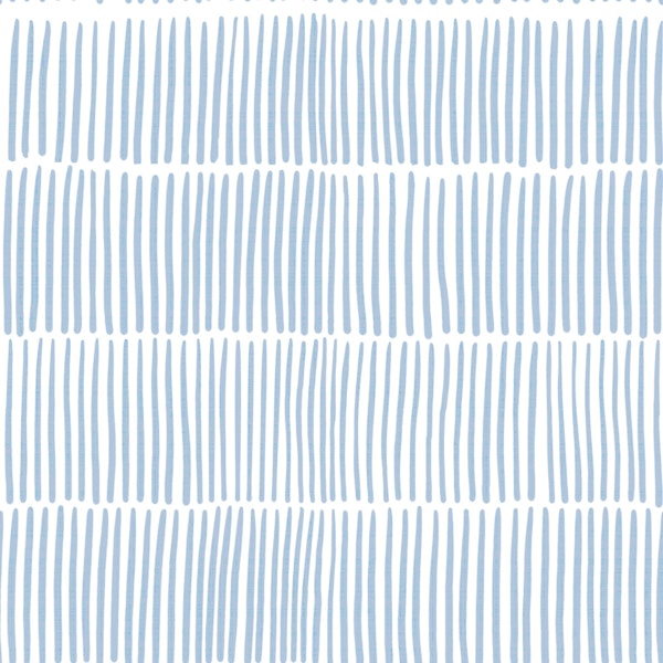 Textural Painted Pale Powder Blue Stripes
