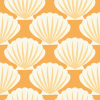 Sunny Seashell Coastal Decor tapeta
