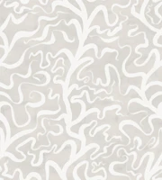 Ocean Botanical - Seaweed on Neutral Sand wallpaper