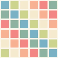 Soft Pastel Color Squares wallpaper