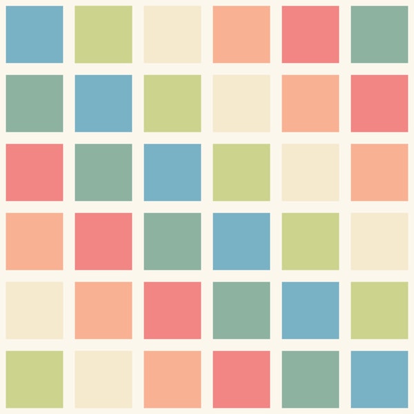 Soft Pastel Color Squares