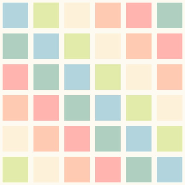 Minimalist Pastel Checkerboard
