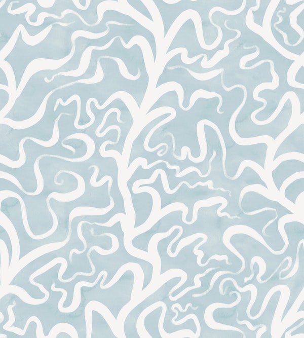 Ocean Botanical - Seafoam Blue - medium
