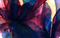 Deep Indigo Floral Bloom wallpaper