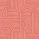 Terracotta Abstract Arches Pattern L