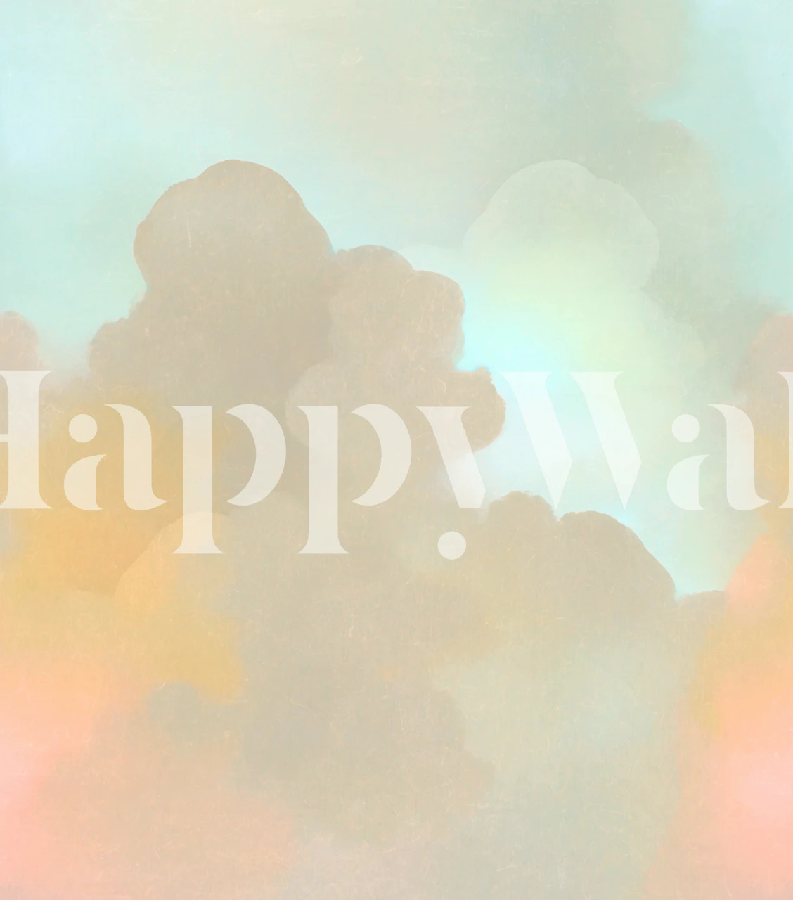 Pastel Cloudscape Glow wallpaper