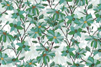 Green Garden Bloom wallpaper