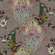 Peacock Folk Art Boho Floral