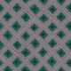 Boho Teal Diamonds on Gray