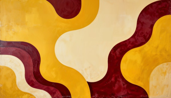 Retro Wavy Color Blocks