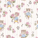 Leopard Bloom - pink beige stripes