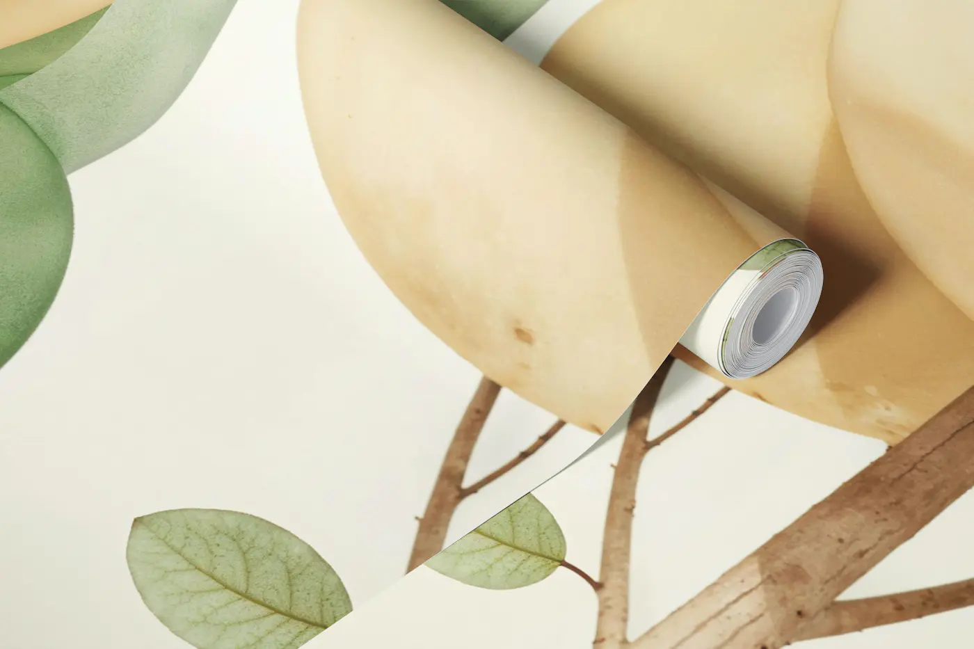 Soft Pastel Forest Canopy wallpaper roll