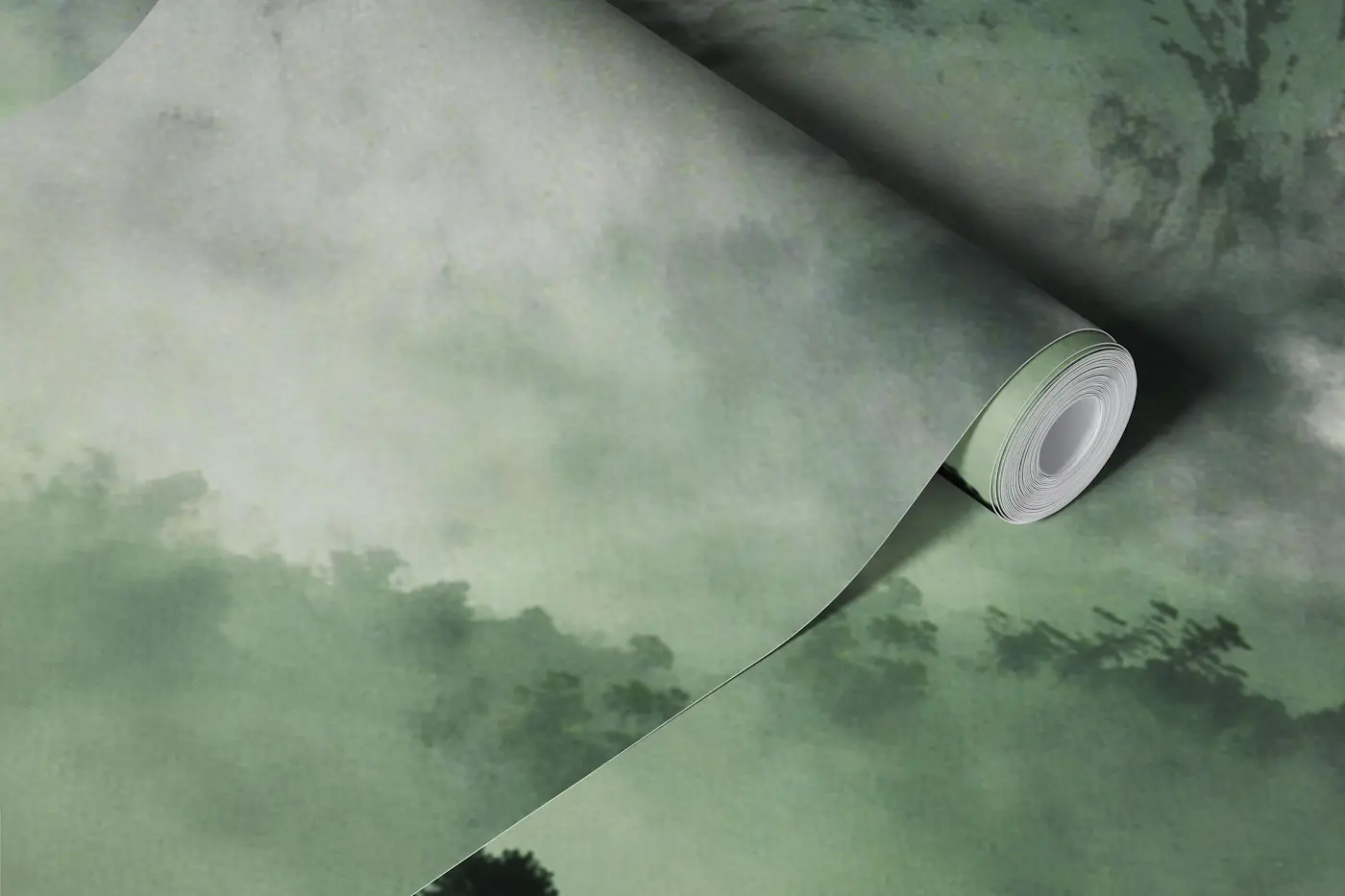 Misty Mountain Pines wallpaper roll