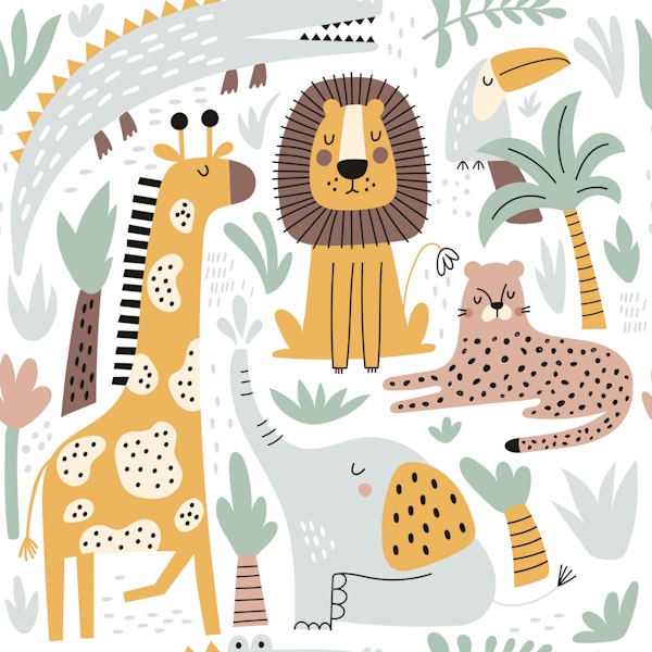 Playful Jungle Friends