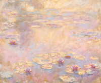 Pastel Water Lilies Dream tapeet