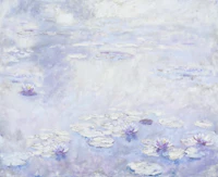 Pastel Water Lilies Dream papel de parede